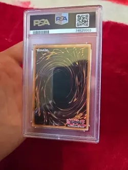 Mint Psa Graded Holo First Edition Dark Magician Girl Yugioh Card - Image 3