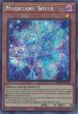 Magicians' Souls - BROL-EN066 - Secret Rare - 1st Edition NM Yugioh Brothers of - Image 1