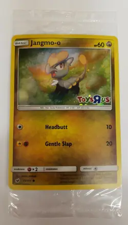SEALED Jangmo-o Holo 2017 Pokemon Toys R Us Promo Card (75/111) - Image 1