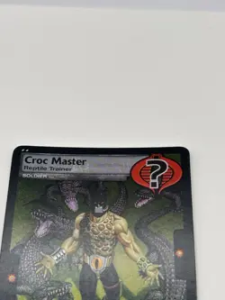 G.I. Joe TCG Croc Master FOIL Card 73/114 Wizards Coast WOTC Trading Card Game - Image 3