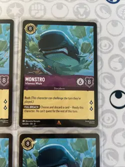 Monstro Infamous Whale 64/204 Playset 4 cards Playset - Reign of Jafar - Image 3