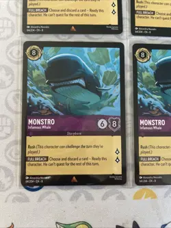 Monstro Infamous Whale 64/204 Playset 4 cards Playset - Reign of Jafar - Image 4