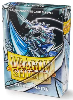 60 Dragon Shield Japanese Clear Matte Small Card Sleeves Deck Protector AT-11101 - Image 3