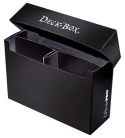 ULTRA PRO Oversized Black 3 Compartment Deck Box Card Storage Commander mtg ccg - Image 2