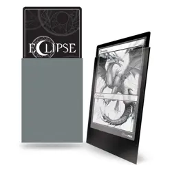 100 ULTRA PRO ECLIPSE MATTE SMOKE GREY DECK PROTECTORS Standard Card Sleeves ccg - Image 2