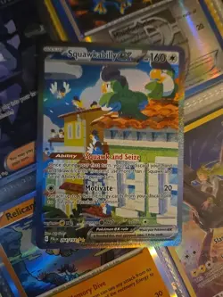 Pokemon Squawkabilly EX TCG Card Paldea Evolved 264/193 Illustration Rare - Image 1