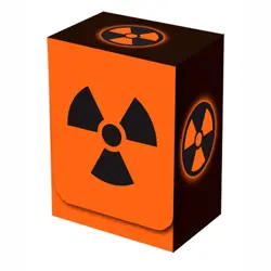 LEGION ABSOLUTE ICONIC RADIATION DECK BOX DIVIDER 100 Card Storage Radioactive - Image 1