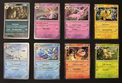 Prismatic Evolutions Costco 8 Cosmos Promo Cards Full Set Umbreon Glaceon - Image 1
