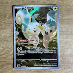 Pachirisu 208/198 Pokemon SV Scarlet Violet Illustration Rare IR Card English NM - Image 1