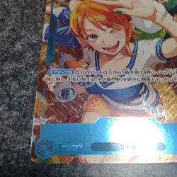 One Piece Card Nami OP09-050 Parallel Let's Start Campaign Promo Card Japan NM - Image 4