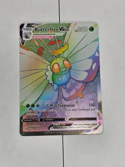 Pokemon Card Butterfree VMAX 190/189 Darkness Ablaze Secret Rare Holo Near Mint - Image 1