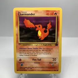 Charmander Team Rocket Pokemon Card # 50/82 EX-NM 1995 - Image 1