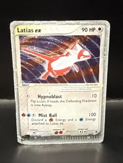 Pokemon 2003 Dragon Latias EX Holo Ultra Rare Card 93/97 - Image 1