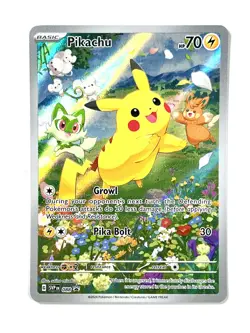 Pikachu SVP 088 Black Star Promo Paldea Adventure Chest Pokemon TCG Card - Image 1