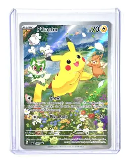 Pikachu SVP 088 Black Star Promo Paldea Adventure Chest Pokemon TCG Card - Image 3