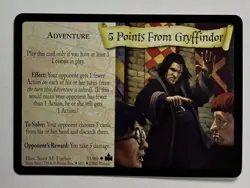 Harry Potter Trading Card 5 Points From Gryffindor 31/80 TCG WOTC Unplayed - Image 1