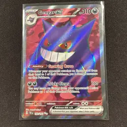 Pokemon Gengar EX Temporal Forces Ultra Rare Holo Card 193/162 Full art - Image 1