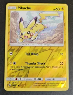 Pikachu 40/147 Reverse Holo Burning Shadows Pokemon TCG Pokemon Card NM - Image 1