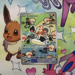 Pokemon TCG Clobbopus 207/191 Surging Sparks Illustration Rare Holo Card - Image 1