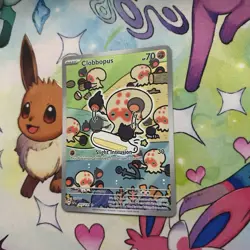 Pokemon TCG Clobbopus 207/191 Surging Sparks Illustration Rare Holo Card - Image 2