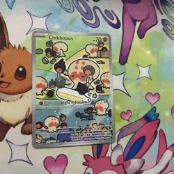 Pokemon TCG Clobbopus 207/191 Surging Sparks Illustration Rare Holo Card - Image 3
