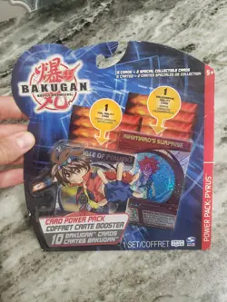 2008 Sealed Spin Master Bakugan Battle Brawlers 10 Card Power Pack Pyrus Foil Ho - Image 1