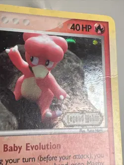 DAMAGED Magby 58/92 Reverse Holo Legend Maker AUTHENTIC Pokemon Card - Image 3