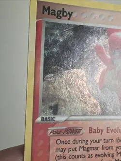 DAMAGED Magby 58/92 Reverse Holo Legend Maker AUTHENTIC Pokemon Card - Image 5