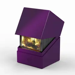 ULTIMATE GUARD PURPLE BOULDER 100+ SOLID DECK CASE NEW Card Storage Box ccg tcg - Image 4