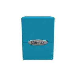 ULTRA PRO SKY BLUE SATIN CUBE DECK BOX Card Compartment Storage Case ccg tcg mtg - Image 3
