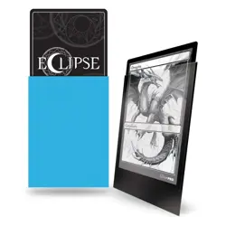 100 ULTRA PRO ECLIPSE MATTE STANDARD SKY BLUE DECK PROTECTORS Card Sleeves ccg - Image 2