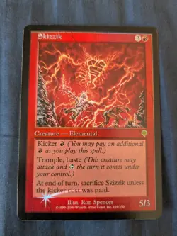 Rare - SKIZZIK Foil - Invasion - MTG Magic the Gathering - Image 1