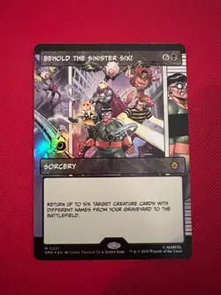 MTG - Spider-Man - Behold the Sinister Six! Borderless Foil - Mythic 0221 - Image 1