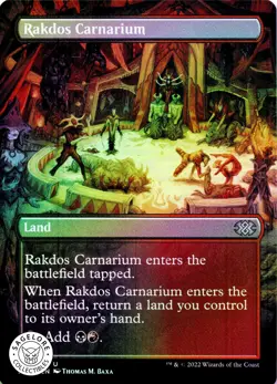 MTG Rakdos Carnarium (Borderless) (410) | NM Foil | Double Masters 2022 {2X2} - Image 1