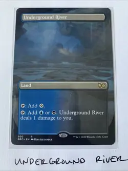 Underground River (Borderless) The Brothers' War Regular - Image 1