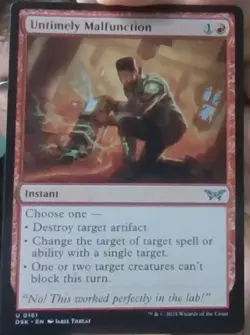 Untimely Malfunction Duskmourn: House of Horror Regular - Image 1