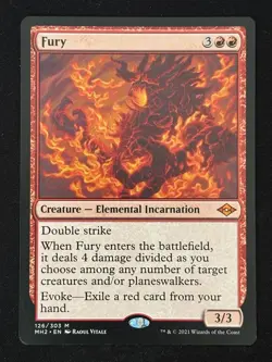 1x MTG Fury - Modern Horizons 2 (MH2) #126 - Magic the Gathering - Image 1
