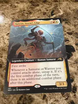 RAIYUU, STORM'S EDGE Magic MTG Kamigawa: Neon Dynasty Extended Art - Image 1