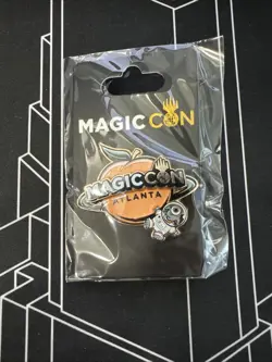 MTG Magiccon Atlanta 2025 Exclusive Show Lapel Pin Black Lotus VIP - Image 1