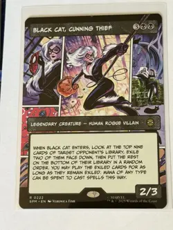 Black Cat, Cunning Thief Borderless Marvel's Spider-Man 222 - Image 1