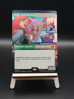 Mary Jane Watson (Borderless Foil) - #229 - Rare - Marvel's Spider-Man - SPM - Image 1
