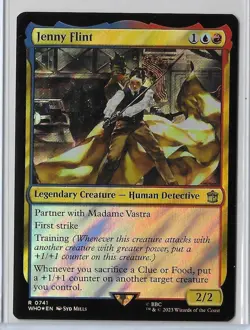 MTG Jenny Flint Surge FOIL Universes Beyond: Doctor Who (WHO) Rare Magic #0741 - Image 1