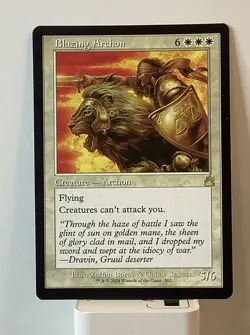 MTG RVR: Blazing Archon (Creature) Retro Frame Ravnica Remastered Rare 516 - Image 1