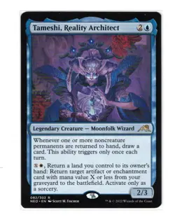 MTG - NM FOIL- Tameshi, Reality Architect - Kamigawa: Neon Dynasty 82 - Image 1