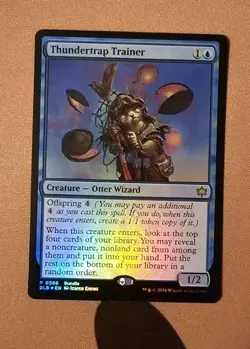 MTG Thundertrap Trainer x1 NM *FOIL* from Bloomburrow - Image 1
