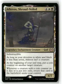 Athreos, Shroud-Veiled Commander: Duskmourn: House of Horror Regular - Image 1