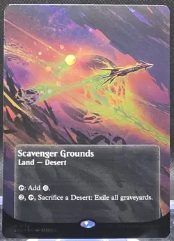 Scavenger Grounds #172 Edge of Eternities Borderless Galaxy Foil Rare - Image 1