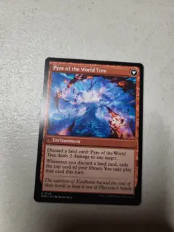 x1 Invasion of Kaldheim Pyre of the World Tree R MTG March of the Machines NM - Image 2