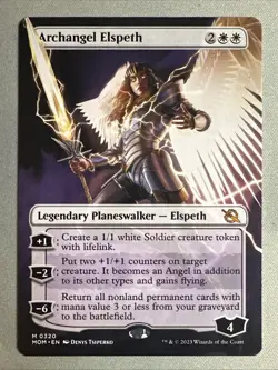 MTG / Archangel Elspeth / MOM / #320 / Regular (Borderless) / Mythic / NM - Image 1