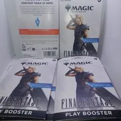 8 Magic the Gathering Final Fantasy Sleeved Play Booster Packs. New. Sealed - Image 1